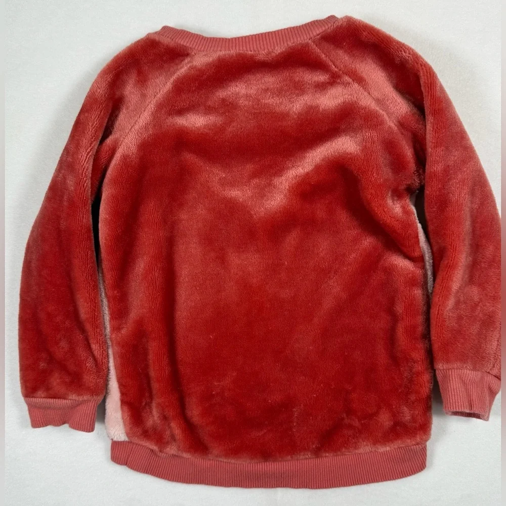 PENELOPE MACK Toddler Girl’s Faux Fur 3D‎ Owl Sweatshirt Cozy Woodland Size 2T
